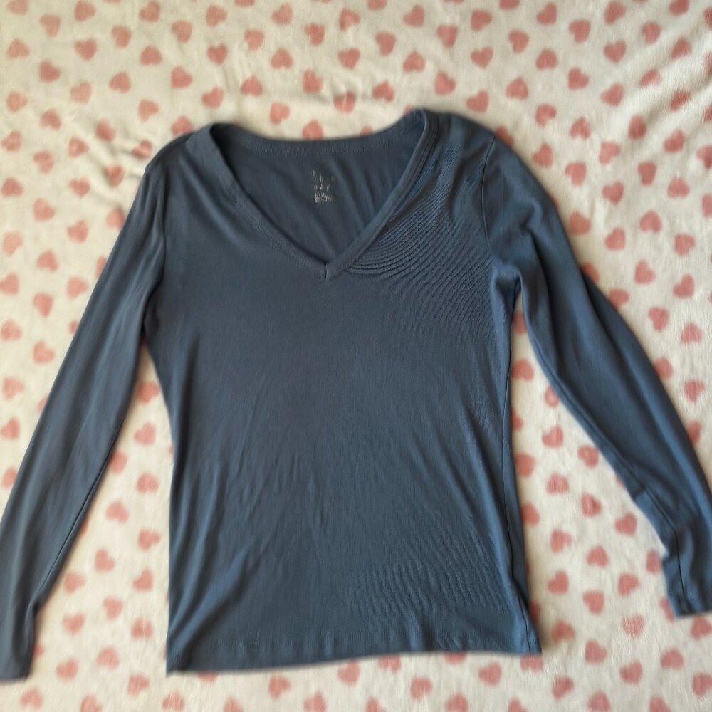 Blue A New Day Long Sleeve Shirt
